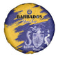 Barbados Royals Cricket Custom Spare Tire Cover Coat Of Arms Flag Style - African Pride