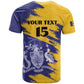 Barbados Royals Cricket Custom T shirt Coat Of Arms Flag Style - African Pride