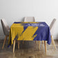 Barbados Royals Cricket Custom Tablecloth Coat Of Arms Flag Style - African Pride