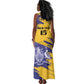 Barbados Royals Cricket Custom Tank Maxi Dress Coat Of Arms Flag Style - African Pride