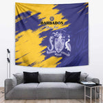 Barbados Royals Cricket Custom Tapestry Coat Of Arms Flag Style - African Pride