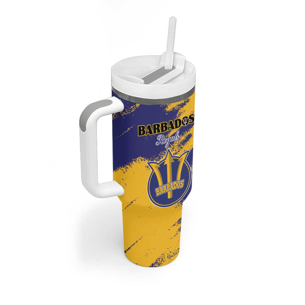Barbados Royals Cricket Custom Tumbler With Handle Coat Of Arms Flag Style - African Pride