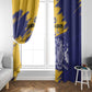 Barbados Royals Cricket Custom Window Curtain Coat Of Arms Flag Style - African Pride