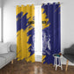 Barbados Royals Cricket Custom Window Curtain Coat Of Arms Flag Style - African Pride