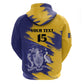 Barbados Royals Cricket Custom Zip Hoodie Coat Of Arms Flag Style - African Pride