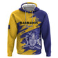 Barbados Royals Cricket Custom Zip Hoodie Coat Of Arms Flag Style - African Pride