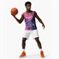 Barbados Royals Cricket Basketball Jersey Coat Of Arms Pink - Blue Color - African Pride