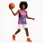 Barbados Royals Cricket Basketball Jersey Coat Of Arms Pink - Blue Color - African Pride