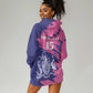 Barbados Royals Cricket Custom Hoodie Dress Coat Of Arms Pink - Blue Color - African Pride