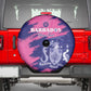 Barbados Royals Cricket Custom Spare Tire Cover Coat Of Arms Pink - Blue Color - African Pride