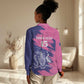 Barbados Royals Cricket Custom Women Casual Shirt Coat Of Arms Pink - Blue Color - African Pride