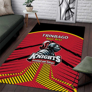 Trinidad and Tobago Cricket Custom Area Rug Trinbago Strong - African Pride