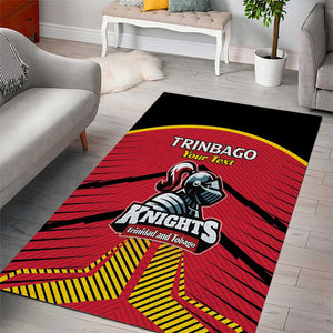 Trinidad and Tobago Cricket Custom Area Rug Trinbago Strong - African Pride