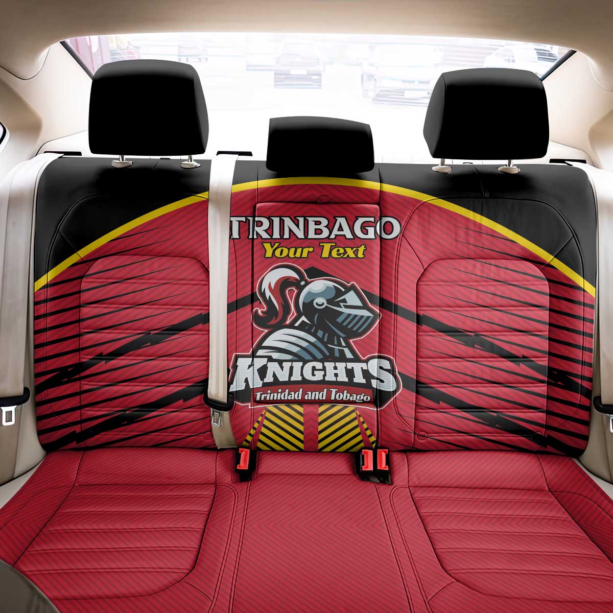 Trinidad and Tobago Cricket Custom Back Car Seat Cover Trinbago Strong - African Pride