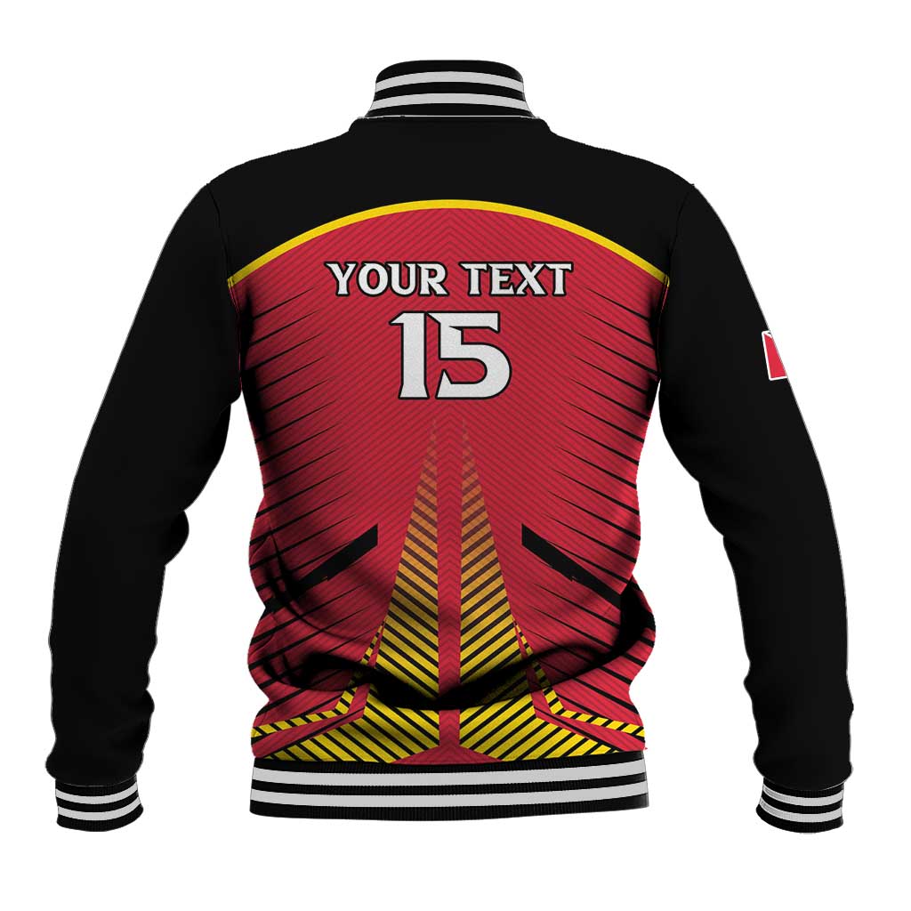 Trinidad and Tobago Cricket Custom Baseball Jacket Trinbago Strong - African Pride