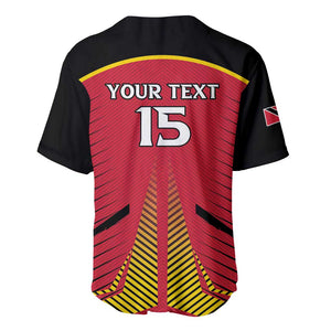 Trinidad and Tobago Cricket Custom Baseball Jersey Trinbago Strong - African Pride