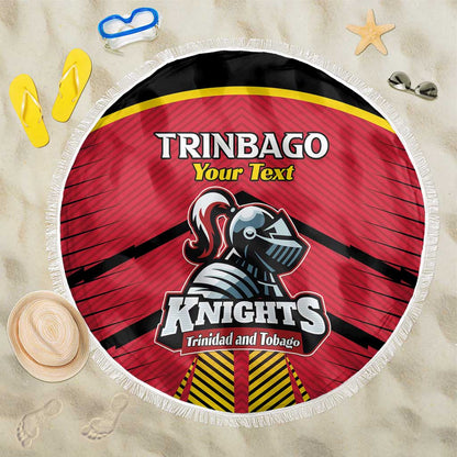 Trinidad and Tobago Cricket Custom Beach Blanket Trinbago Strong - African Pride