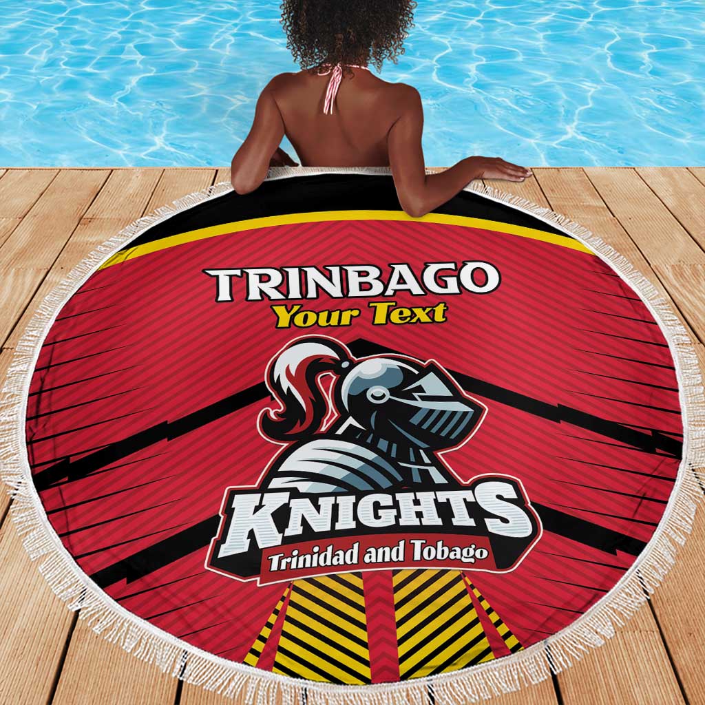 Trinidad and Tobago Cricket Custom Beach Blanket Trinbago Strong - African Pride