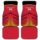 Trinidad and Tobago Cricket Custom Car Mats Trinbago Strong - African Pride