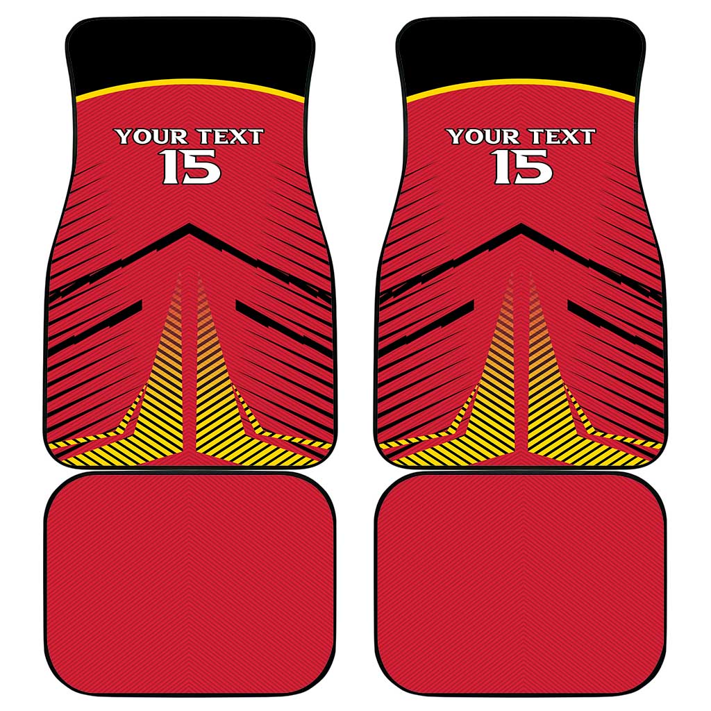 Trinidad and Tobago Cricket Custom Car Mats Trinbago Strong - African Pride