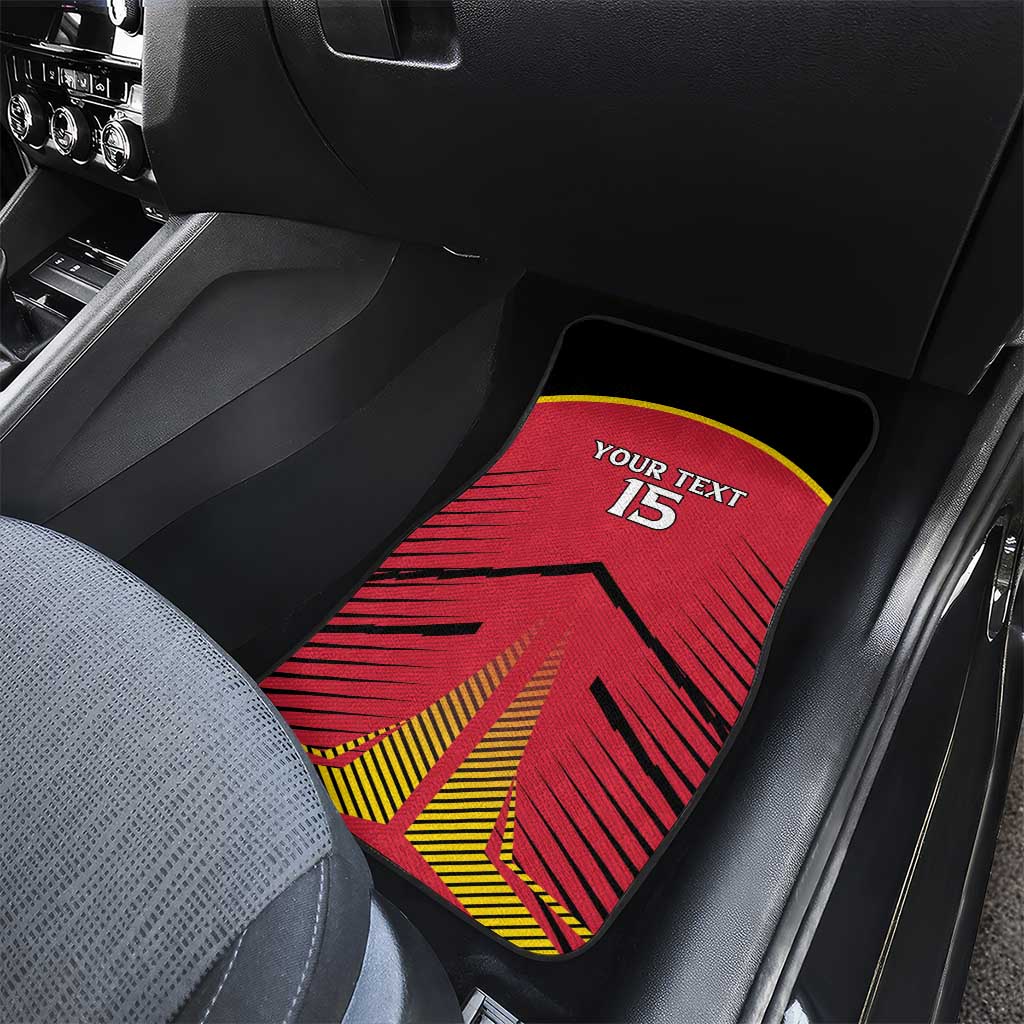 Trinidad and Tobago Cricket Custom Car Mats Trinbago Strong - African Pride