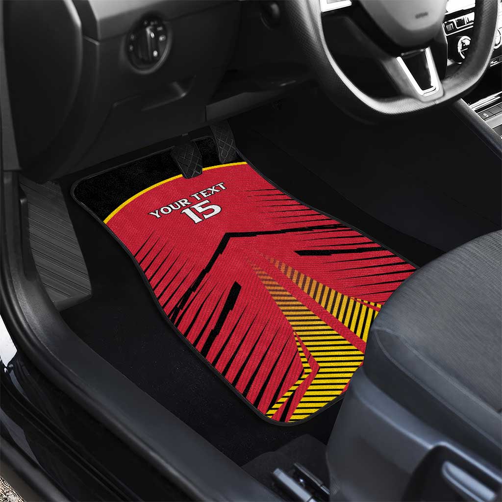Trinidad and Tobago Cricket Custom Car Mats Trinbago Strong - African Pride