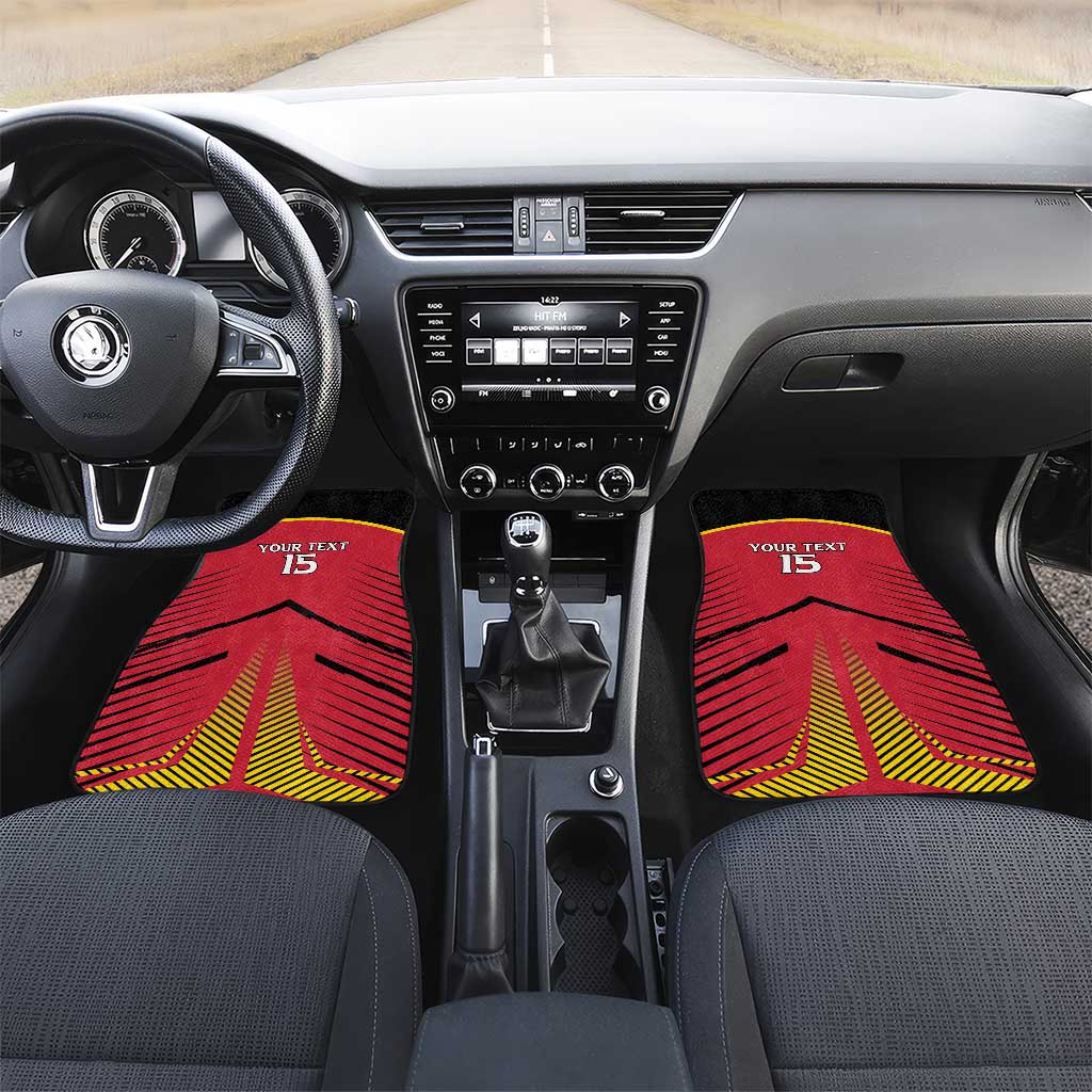 Trinidad and Tobago Cricket Custom Car Mats Trinbago Strong - African Pride