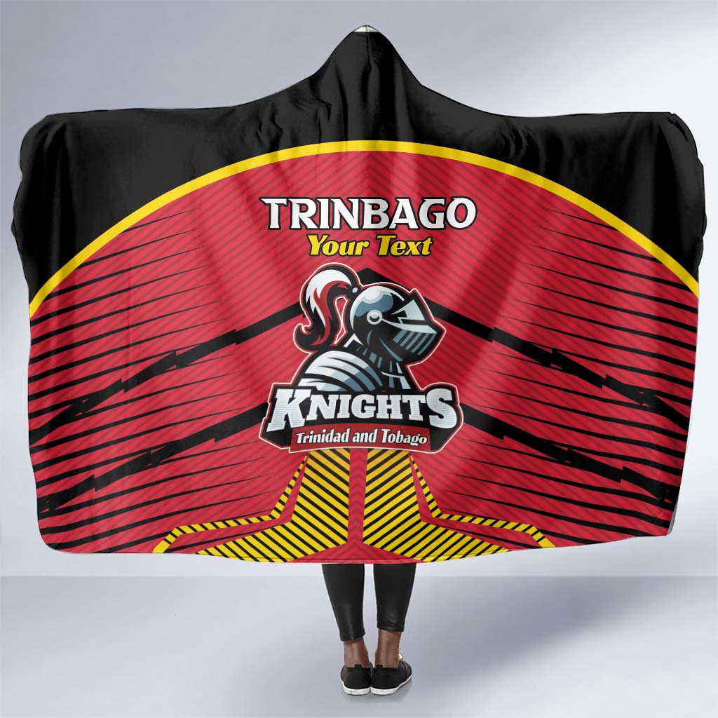 Trinidad and Tobago Cricket Custom Hooded Blanket Trinbago Strong - African Pride
