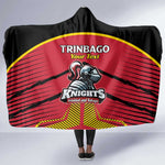 Trinidad and Tobago Cricket Custom Hooded Blanket Trinbago Strong - African Pride