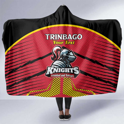 Trinidad and Tobago Cricket Custom Hooded Blanket Trinbago Strong - African Pride