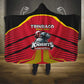 Trinidad and Tobago Cricket Custom Hooded Blanket Trinbago Strong - African Pride