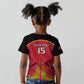 Trinidad and Tobago Cricket Custom Kid T shirt Trinbago Strong - African Pride