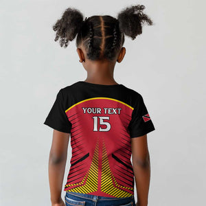 Trinidad and Tobago Cricket Custom Kid T shirt Trinbago Strong - African Pride