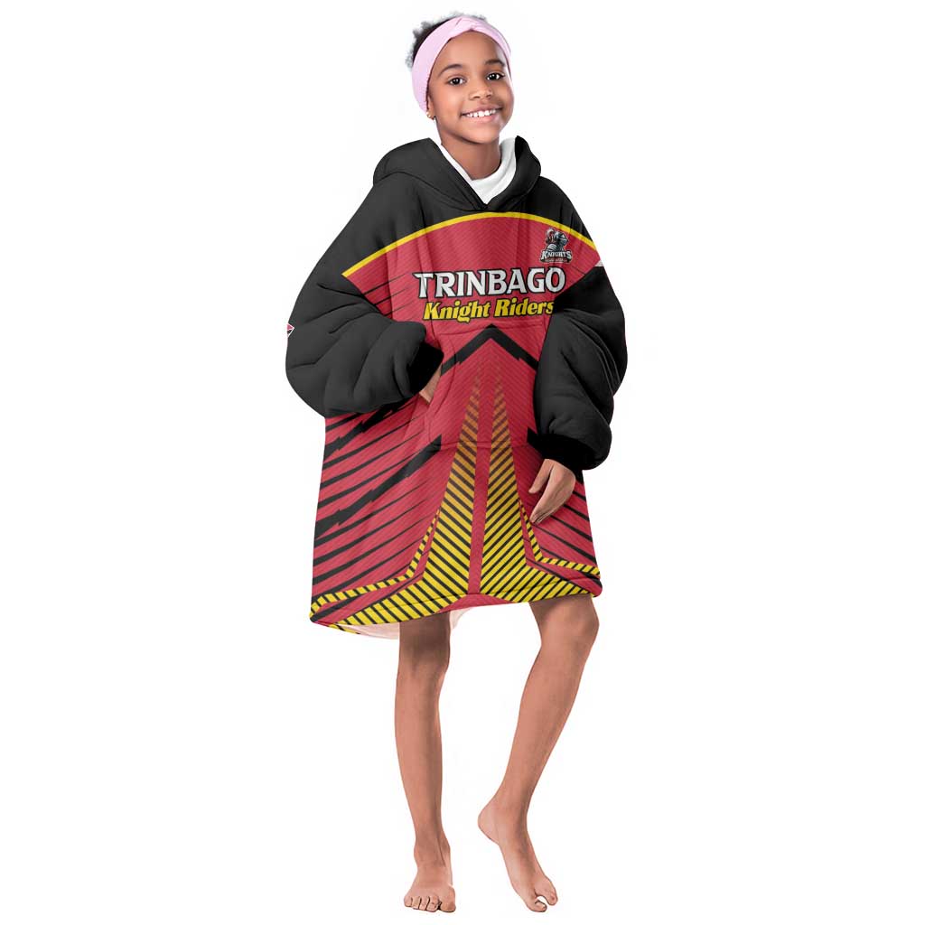 Trinidad and Tobago Cricket Custom Kid Wearable Blanket Hoodie Trinbago Strong - African Pride