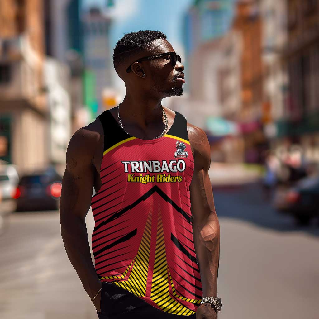 Trinidad and Tobago Cricket Custom Men Tank Top Trinbago Strong - African Pride
