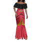 Trinidad and Tobago Cricket Custom Mermaid Dress Trinbago Strong - African Pride
