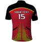 Trinidad and Tobago Cricket Custom Polo Shirt Trinbago Strong - African Pride