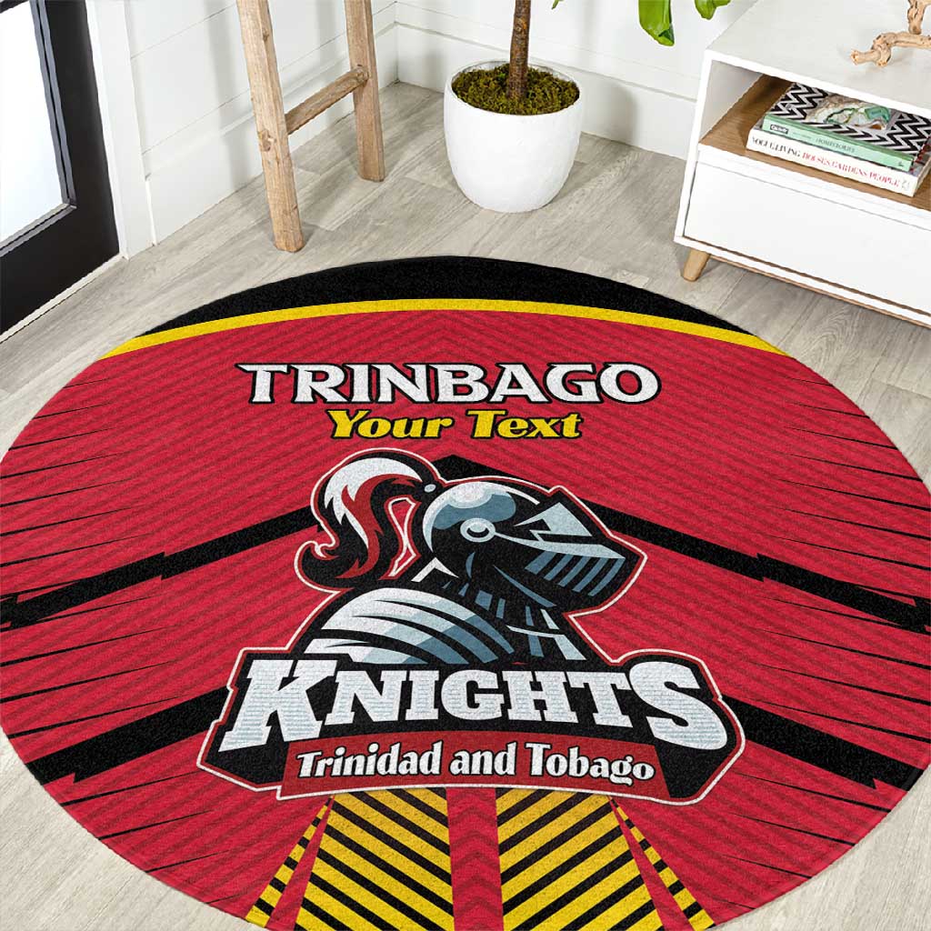 Trinidad and Tobago Cricket Custom Round Carpet Trinbago Strong - African Pride