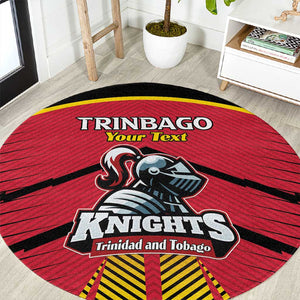Trinidad and Tobago Cricket Custom Round Carpet Trinbago Strong - African Pride
