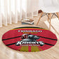 Trinidad and Tobago Cricket Custom Round Carpet Trinbago Strong - African Pride