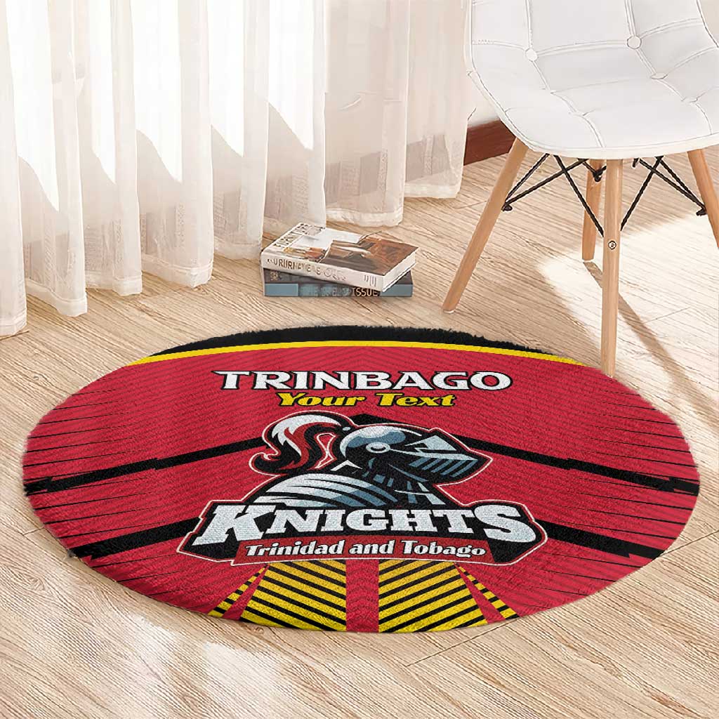 Trinidad and Tobago Cricket Custom Round Carpet Trinbago Strong - African Pride