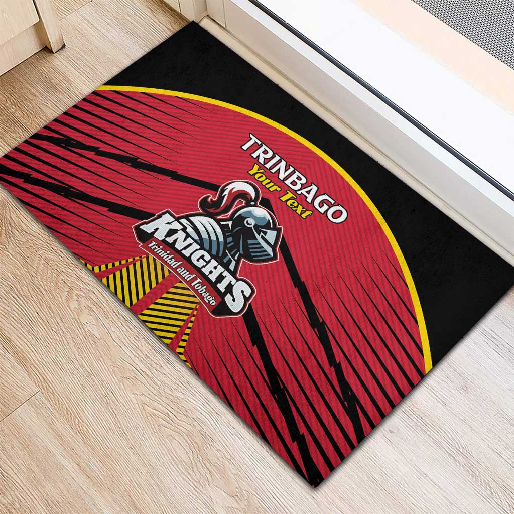 Trinidad and Tobago Cricket Custom Rubber Doormat Trinbago Strong - African Pride