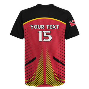 Trinidad and Tobago Cricket Custom Rugby Jersey Trinbago Strong - African Pride