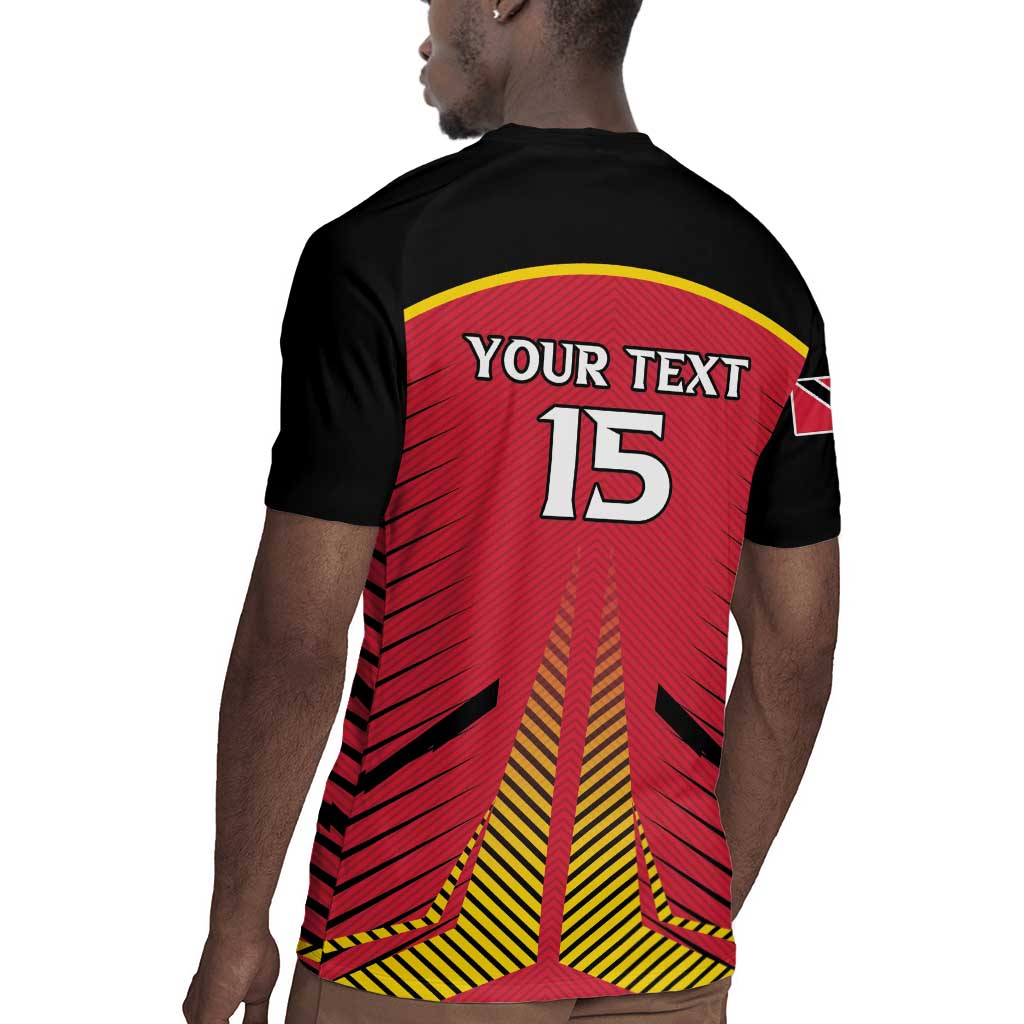 Trinidad and Tobago Cricket Custom Rugby Jersey Trinbago Strong - African Pride