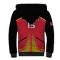 Trinidad and Tobago Cricket Custom Sherpa Hoodie Trinbago Strong - African Pride