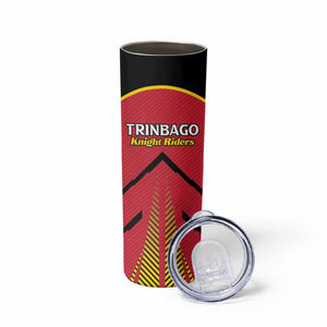 Trinidad and Tobago Cricket Custom Skinny Tumbler Trinbago Strong - African Pride