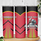 Trinidad and Tobago Cricket Custom Skinny Tumbler Trinbago Strong - African Pride