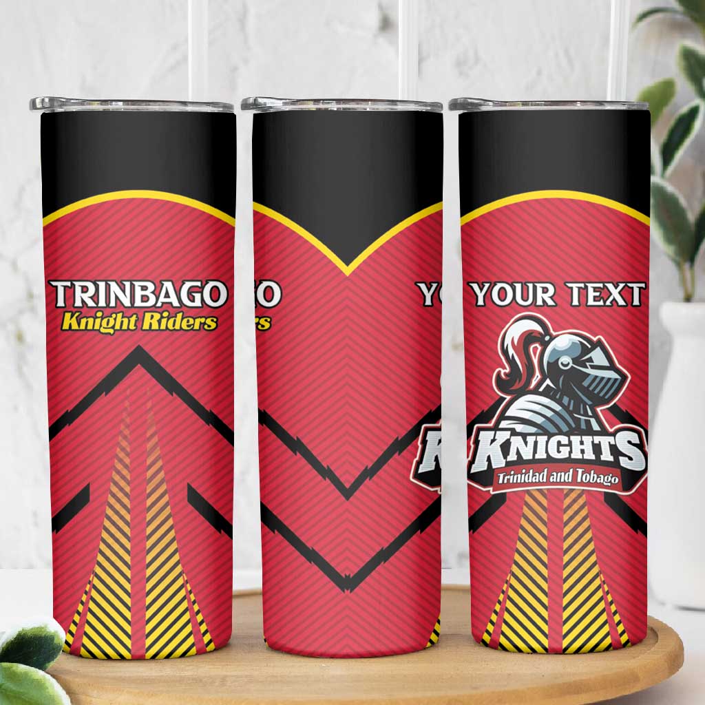 Trinidad and Tobago Cricket Custom Skinny Tumbler Trinbago Strong - African Pride