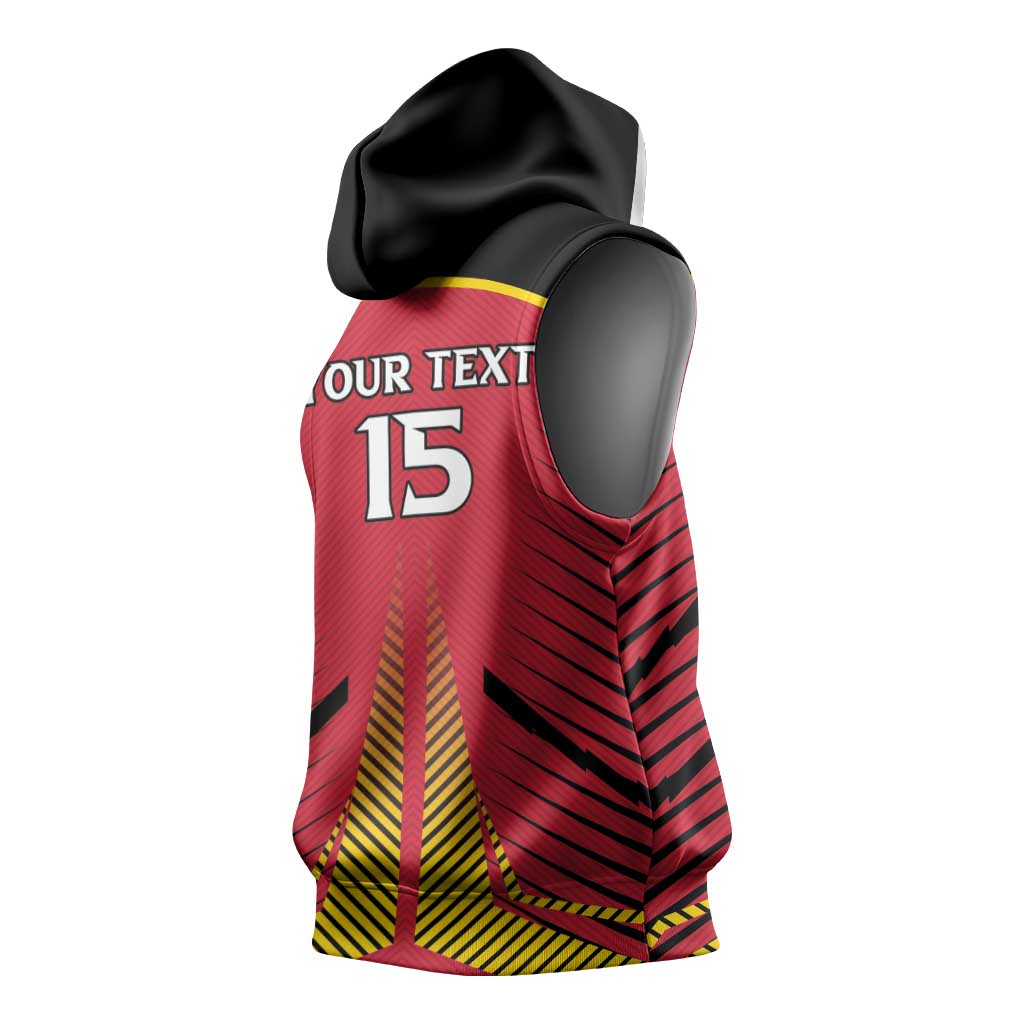 Trinidad and Tobago Cricket Sleeveless Hoodie Trinbago Strong - African Pride