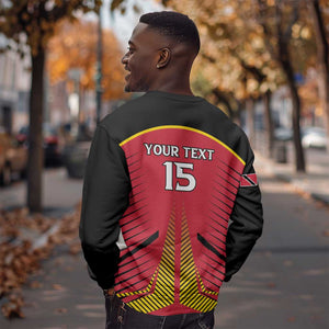 Trinidad and Tobago Cricket Custom Sweatshirt Trinbago Strong - African Pride